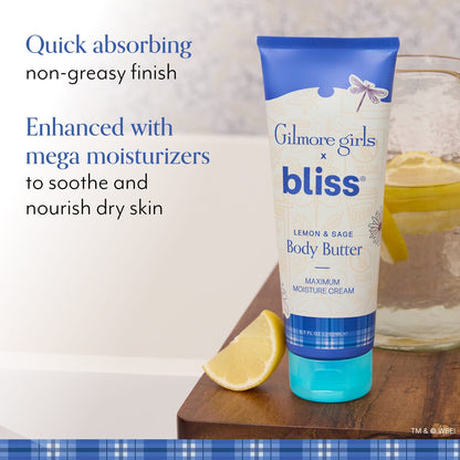 Gilmore Girls x Bliss Lemon & Sage Body Butter Maximum Moisture Cream