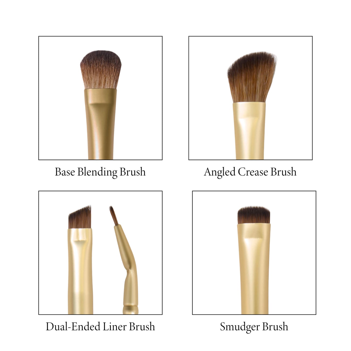 Shadow Skills 4PC Eye Brush Set